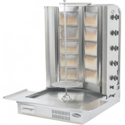 Gyrossütő 5+5 égős alsó motoros